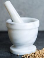 4" Marble Mortar and Pestle Set