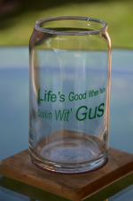 Glass Soda Can