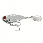 Silver Lipless Crankbait Spinner