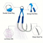 20# Blue Assist Hooks
