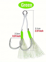 18# Green Assist Hooks